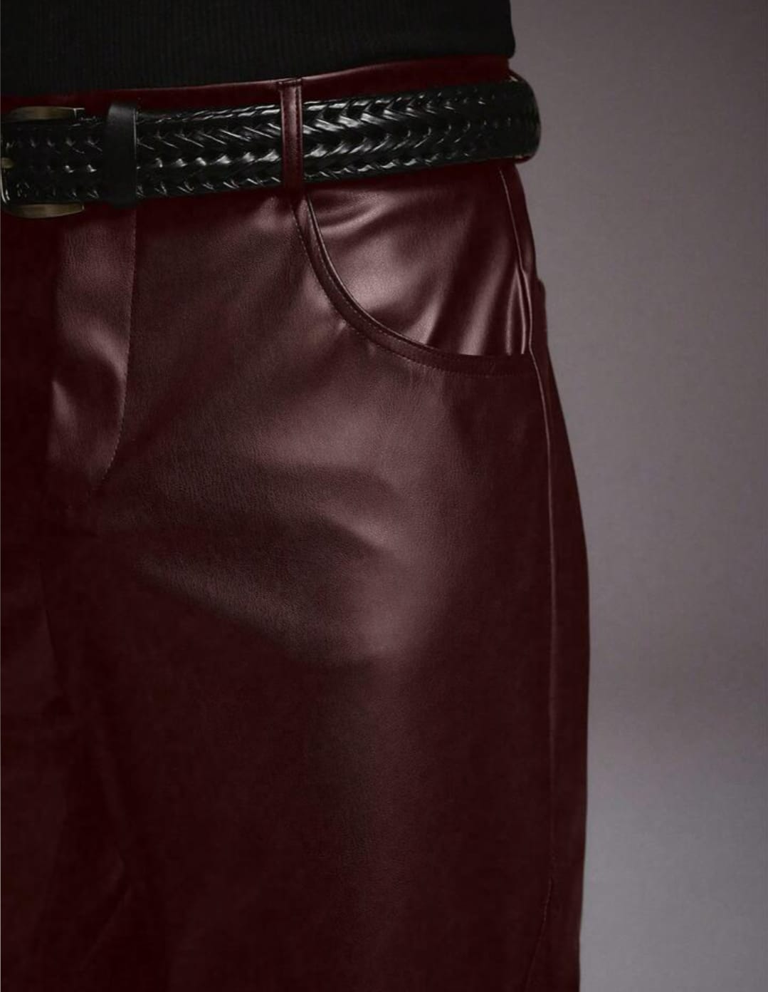 Men's Straight-Leg Trousers – High-Waist Relaxed Fit Fashion Pants